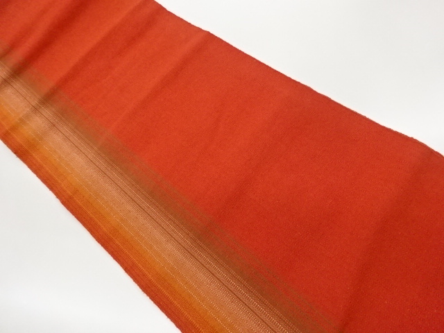 JAPANESE KIMONO / TSUMUGI STRIPED PATTERN WOVEN NAGOYA OBI
